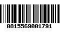 Código de Barras 0815569001791