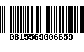 Código de Barras 0815569006659