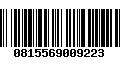 Código de Barras 0815569009223