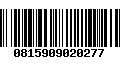 Código de Barras 0815909020277