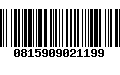 Código de Barras 0815909021199