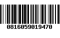 Código de Barras 0816059019470