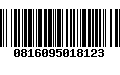 Código de Barras 0816095018123