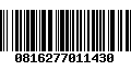 Código de Barras 0816277011430