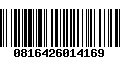 Código de Barras 0816426014169