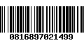 Código de Barras 0816897021499