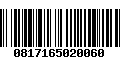 Código de Barras 0817165020060