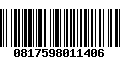 Código de Barras 0817598011406