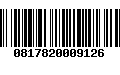 Código de Barras 0817820009126