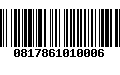 Código de Barras 0817861010006