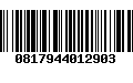 Código de Barras 0817944012903