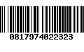 Código de Barras 0817974022323