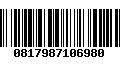 Código de Barras 0817987106980