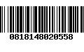 Código de Barras 0818148020558