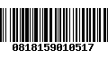 Código de Barras 0818159010517