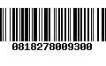 Código de Barras 0818278009300