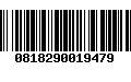 Código de Barras 0818290019479