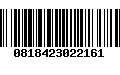 Código de Barras 0818423022161