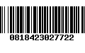 Código de Barras 0818423027722