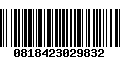 Código de Barras 0818423029832