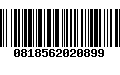 Código de Barras 0818562020899