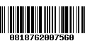 Código de Barras 0818762007560