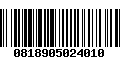 Código de Barras 0818905024010