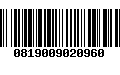 Código de Barras 0819009020960