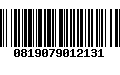 Código de Barras 0819079012131