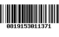 Código de Barras 0819153011371