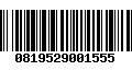 Código de Barras 0819529001555