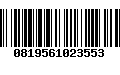 Código de Barras 0819561023553