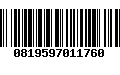 Código de Barras 0819597011760