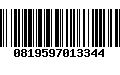 Código de Barras 0819597013344
