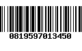 Código de Barras 0819597013450