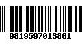 Código de Barras 0819597013801