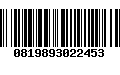 Código de Barras 0819893022453
