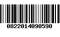 Código de Barras 0822014090590