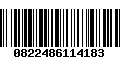 Código de Barras 0822486114183
