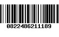 Código de Barras 0822486211189