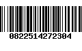 Código de Barras 0822514272304