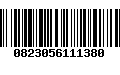 Código de Barras 0823056111380