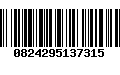 Código de Barras 0824295137315