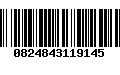 Código de Barras 0824843119145