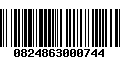 Código de Barras 0824863000744