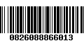 Código de Barras 0826088866013