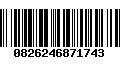Código de Barras 0826246871743