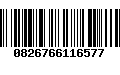 Código de Barras 0826766116577