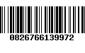 Código de Barras 0826766139972