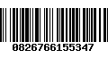 Código de Barras 0826766155347